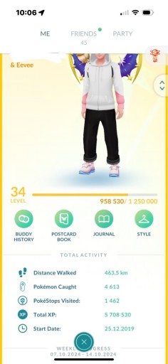 Zdjęcie oferty: 33. Konto Pokémon Go 34 Level | FA | 800 Pokémonów