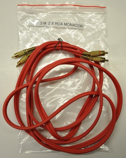 Zdjęcie oferty: 3,0 M MONACOR  2 x RCA kabel
