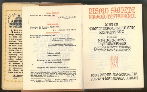 Zdjęcie oferty: Pismo Święte Nowego Testamentu - 1973