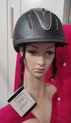 Zdjęcie oferty: Kask jeździecki do jazdy konnej HKM Carbon S/M