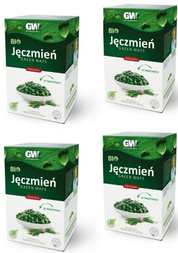 Zdjęcie oferty: 4 x JĘCZMIEŃ BIO Green Ways mini tabletki 210 g.