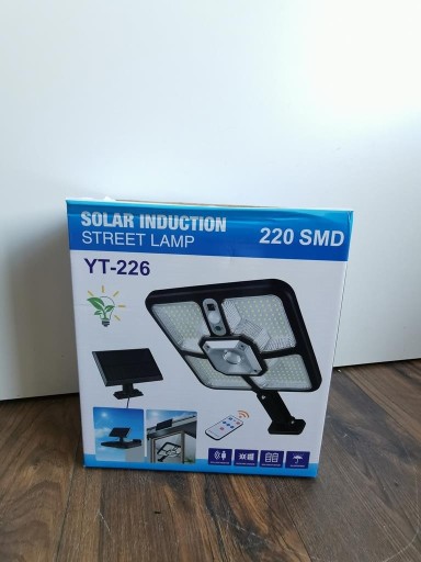 Zdjęcie oferty: Lampa solarna uliczna 226 led cob 60w + panel