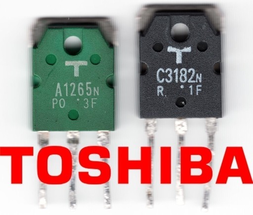 Zdjęcie oferty: 2SA1265 / 2SC3182 WYLUT  Audio ORG. Toshiba