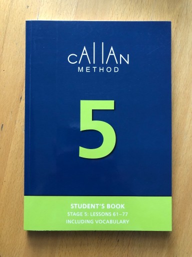 Zdjęcie oferty: Callan Method - Student's book - Stage 5