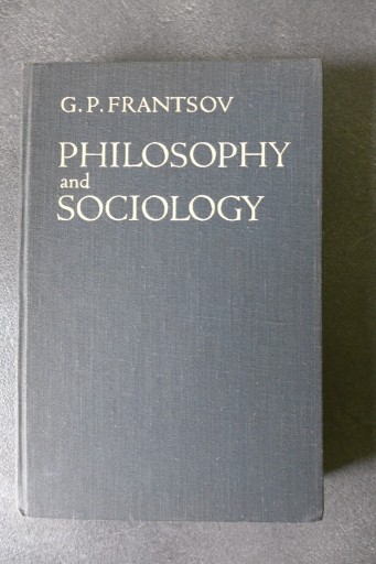 Zdjęcie oferty: Philosophy and sociology. G.P.Frantsov