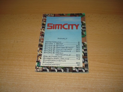 Zdjęcie oferty: Instrukcja Sim City Nintendo SNES