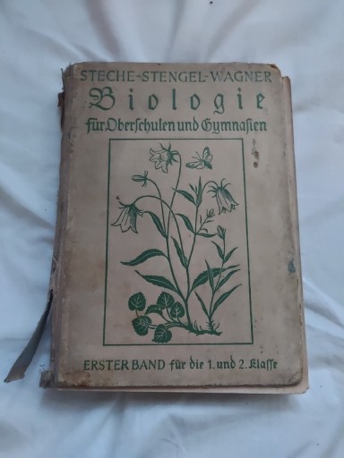 Zdjęcie oferty: Książka biologie fur oberschulen und gymnasie 1942