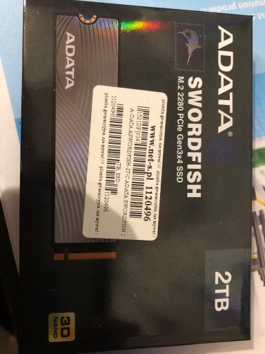 Zdjęcie oferty: Dysk SSD 2 Tb NVMe - Swordfish M.2