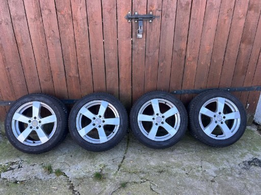 Zdjęcie oferty: Koła zimowe 17'' Alufelgi DEZENT + opony zimowe MICHELIN  5x112 ET40  VAG