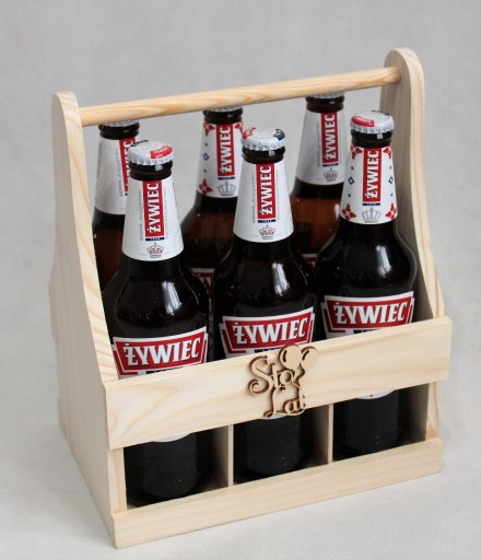 Zdjęcie oferty: Nosidło na piwo, butelki z napisem Sto Lat