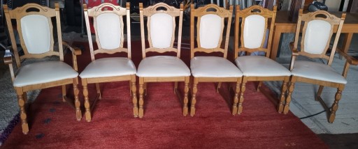 Zdjęcie oferty: Śliczne Dębowe krzesła 6szt.