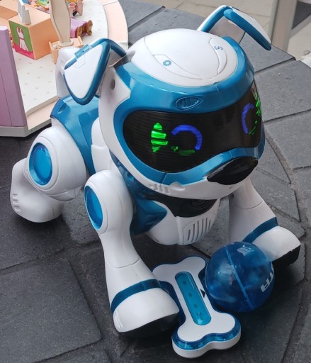 Zdjęcie oferty: Robot Pies Sterowany głosem niebieski Cobi Teksta 