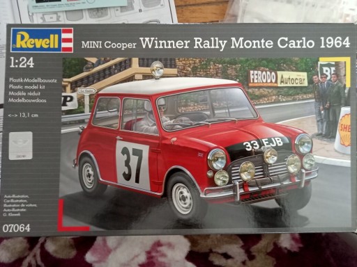 Zdjęcie oferty: Mini Cooper WINNER MONTE CARLO 1964- REVELL UNIKAT