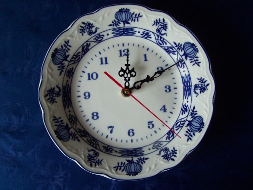 Zdjęcie oferty: ZEGAR ŚCIENNY KUCHENNY - WZÓR CEBULOWY