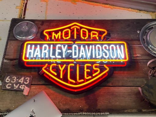 Zdjęcie oferty: Prawdziwy Neon Harley Davidson