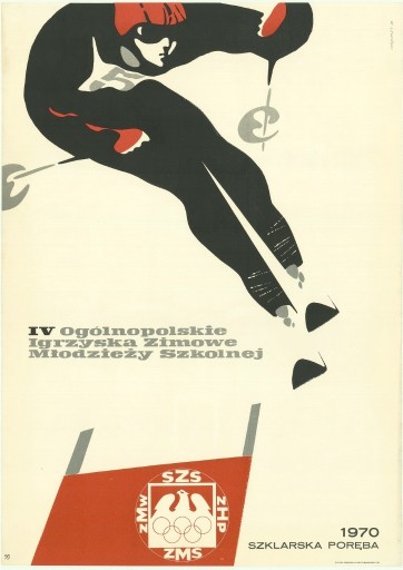 Zdjęcie oferty: PLAKAT IV Ogólnopolskie Igrzyska Zimowe '1970