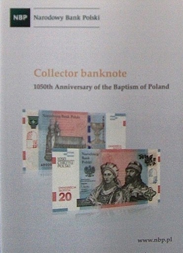 Zdjęcie oferty: Folder - 1050 rocznica CHRZTU POLSKI angielski