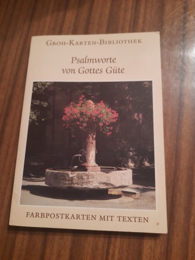 Zdjęcie oferty: Groh Karten-Bibliothek, Nr.26, Psalmworte von Gott