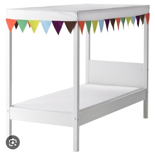 Zdjęcie oferty: Łóżko 70x160cm IKEA z baldachimem