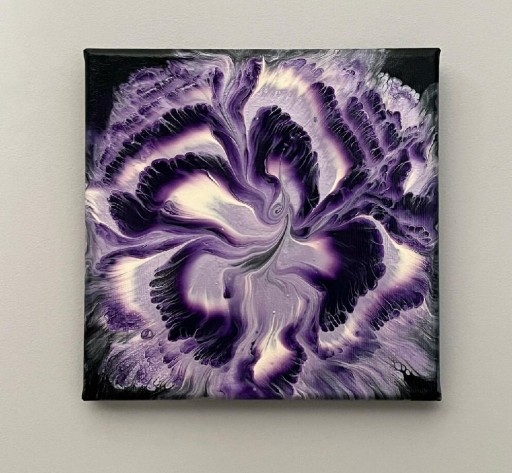 Zdjęcie oferty: Obraz Violet Fenix AV flowart Akryl 20x20 cm