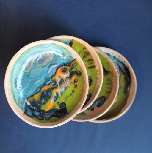 Zdjęcie oferty: Talerze deserowe talerz płaski 5 sztuk ceramiczne 