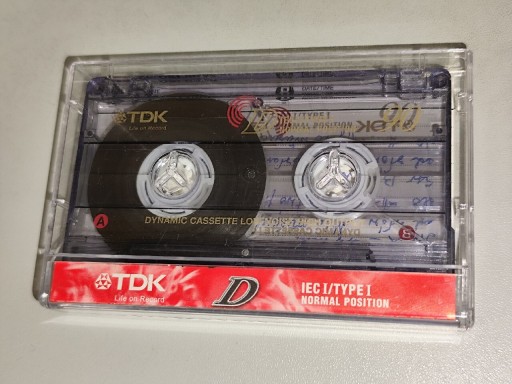 Zdjęcie oferty: Kaseta TDK D -  90 minut 