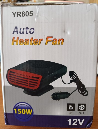 Zdjęcie oferty: Nagrzewnica samochodowa wentylator 150W 12V YR805