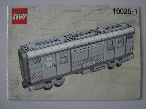 Zdjęcie oferty: Lego 10025 Santa Fe wagon kolejowy NOWY 2002 rok