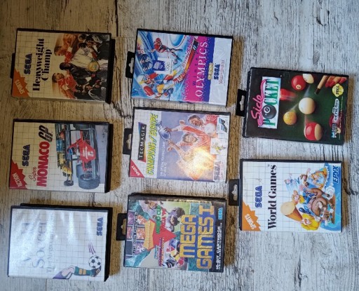 Zdjęcie oferty: 8 gier na konsole Sega MasterSystem MegaDrive 