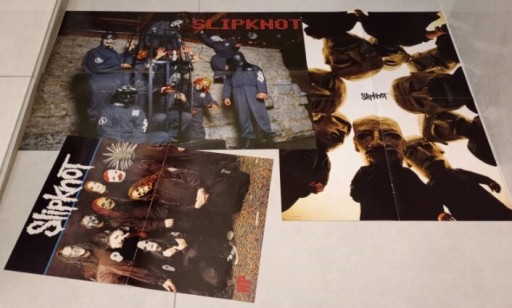 Zdjęcie oferty: Slipknot 3x plakat dekoracja bdsm horror halloween