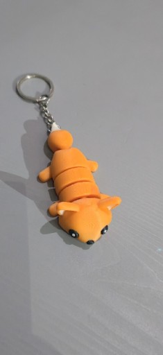 Zdjęcie oferty: Brelok Lisek 3D – fidget, gadżet do kluczy / plecaka