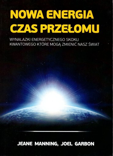 Zdjęcie oferty: Nowa energia czas przełomu Manning, Garbon