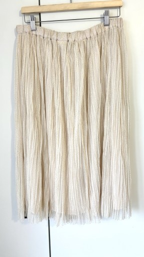 Zdjęcie oferty: Spódnica świąteczna H&M kremowo-złote r.M