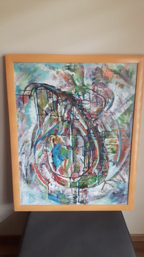 Zdjęcie oferty: Obraz olejny ; płótno  sygnowany Barbara Dąbrowska