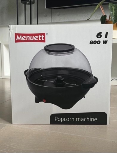 Zdjęcie oferty: Manuett maszyna do popcornu 6L 800W