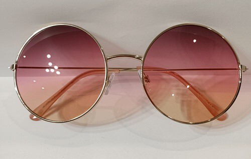 Zdjęcie oferty: Okulary przeciwsłoneczne cieniowane różowe 