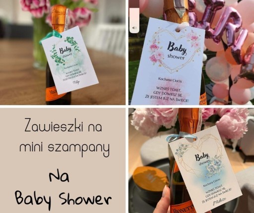 Zdjęcie oferty: Zawieszki na Baby Shower