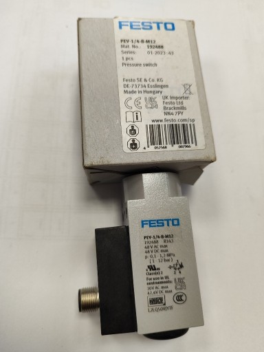 Zdjęcie oferty: Festo PEV-1/4-B-M12 Wyłącznik ciśnieniowy