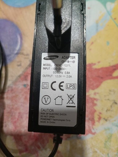 Zdjęcie oferty: Oryginalny zasilacz Samsung 12V 2A wtyk 6,5x4,3mm