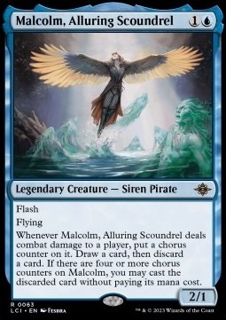 Zdjęcie oferty: Malcolm, Alluring Scoundrel Promo Foil