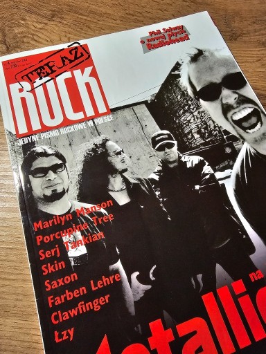Zdjęcie oferty: UNIKAT! Teraz Rock 6 (4) czerwiec 2003 - Metallica