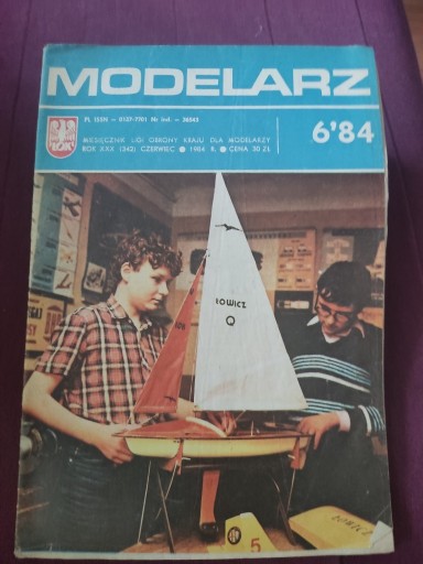 Zdjęcie oferty: Czasopismo Modelarz 6/1984