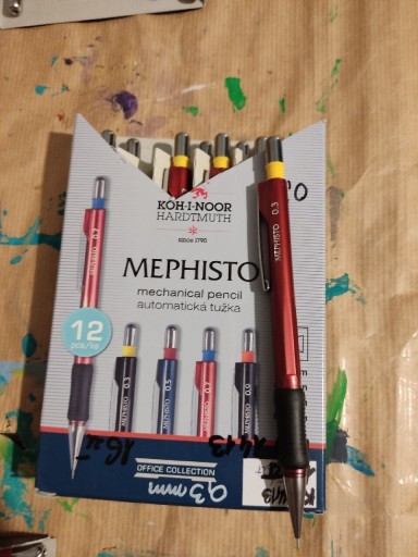 Zdjęcie oferty: Ołówek automatyczny z gumką 0,3 mm Mephisto
