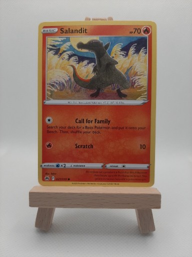 Zdjęcie oferty: Karta Pokémon CRZ 027 Salandit