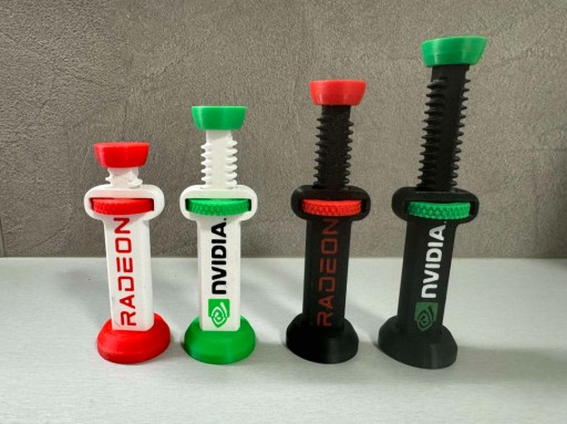 Zdjęcie oferty: Regulowana podpórka GPU - Druk 3D - Różne wzory / Kolory / Nvidia / Radeon