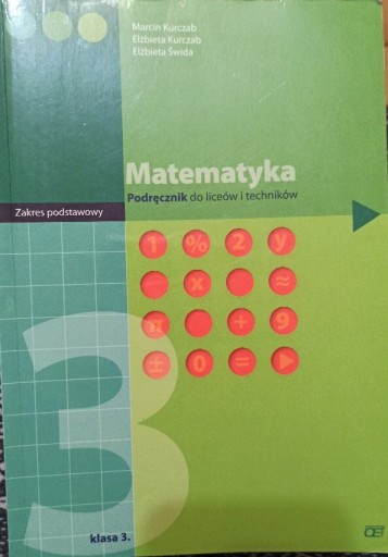 Zdjęcie oferty: Podręcznik do matematyki liceum i technikum