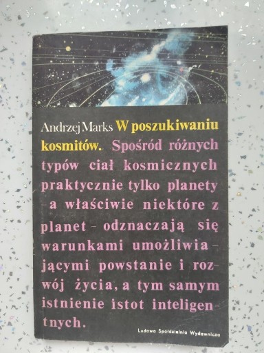 Zdjęcie oferty: W poszukiwaniu kosmitów - Andrzej Marks