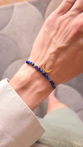 Zdjęcie oferty: bransoletka lapis lazuli z kamieni naturalnych 