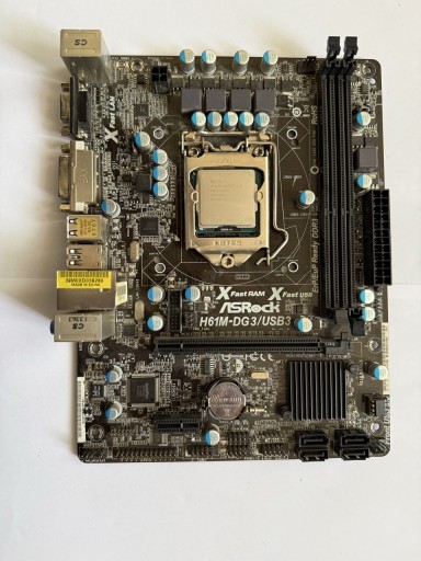 Zdjęcie oferty: Płyta główna h61 + i5 3470s + i3 3220 igła + ram ddr3