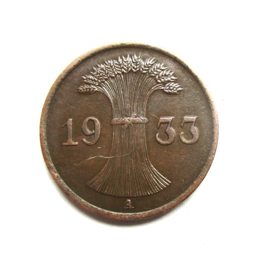 Zdjęcie oferty: 1 Pfennig 1933 r. A.  Niemcy